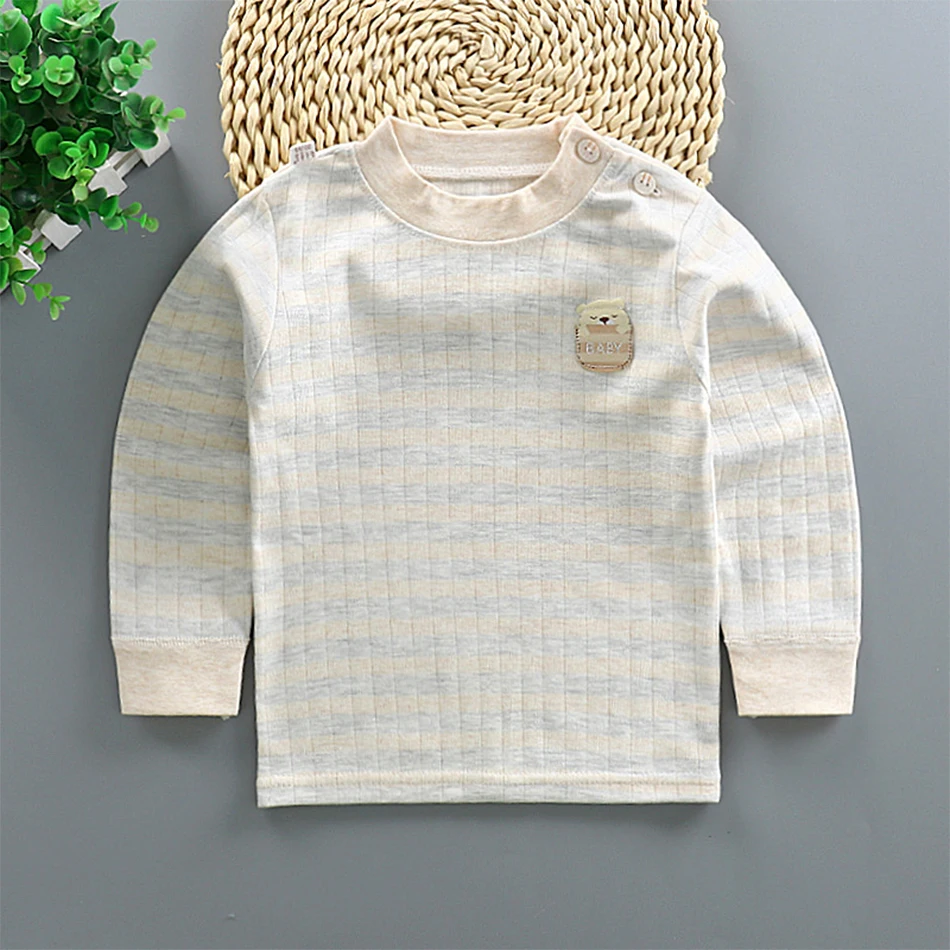 Осенне-весенняя футболка для маленьких мальчиков и девочек топы в клетку с длинными рукавами, мягкая футболка из хлопка для малышей теплая детская одежда 1-6Y
