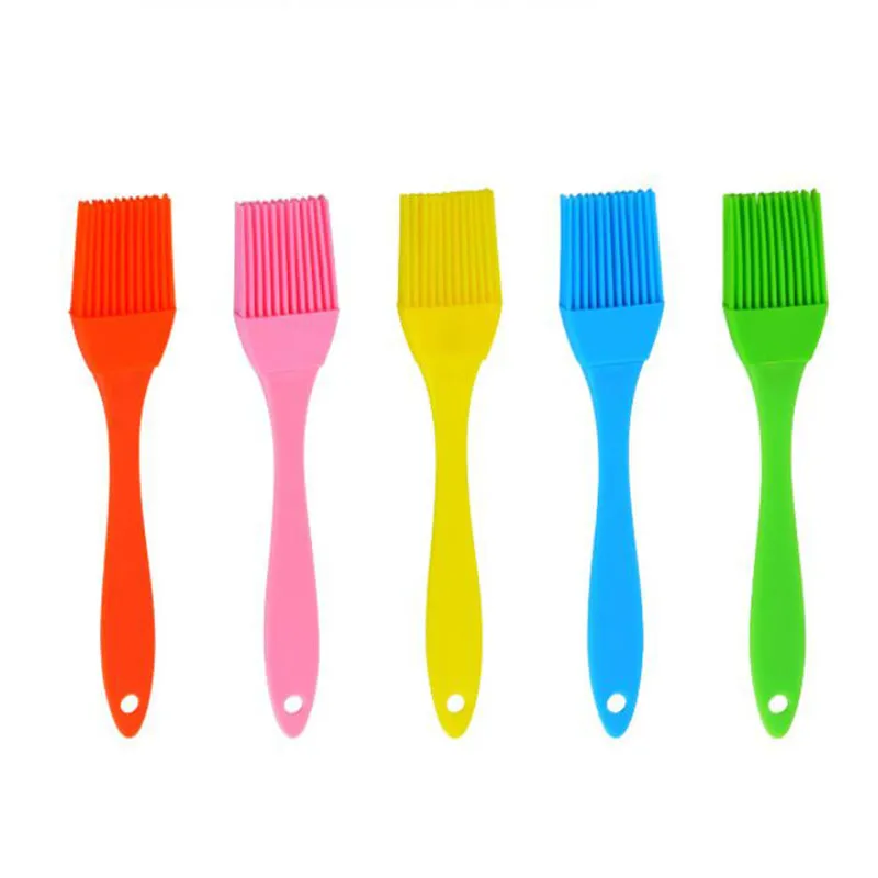 Liquid Oil Cake Brush Silicone Baking Oil Brush Pastry Cream For Bread BBQ Utensil Basting Brushes grill brush kitchen