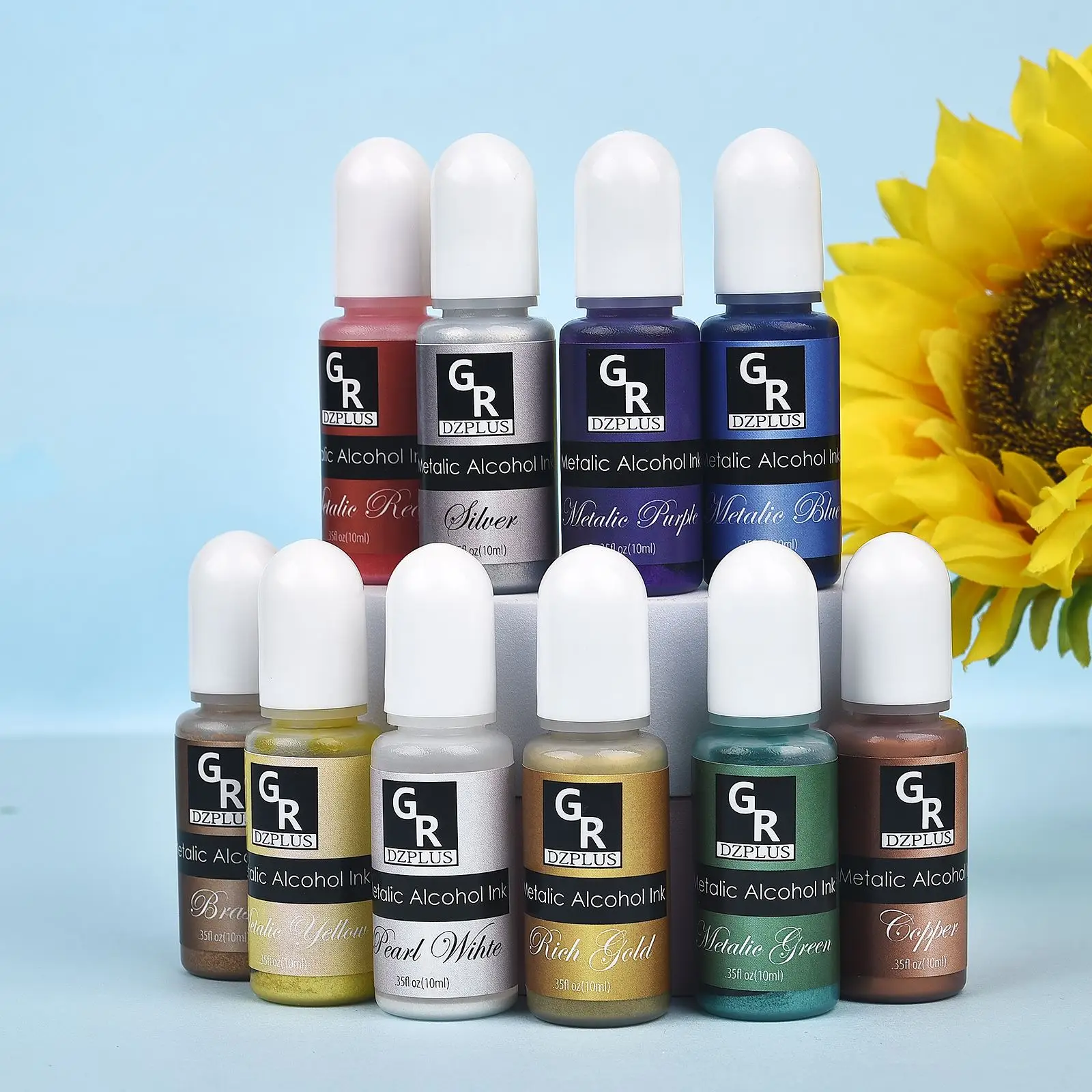 Metallic Color Pigments Epoxy Resin Colorant 10ml epoxy resin pigment