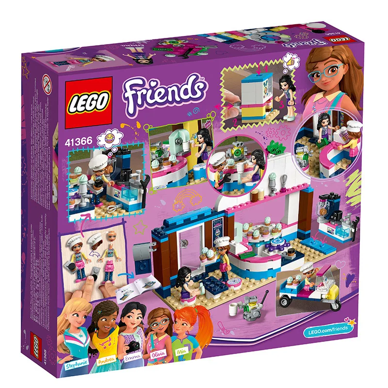 

2019 New Products LEGO Good Friend Series 41366 Olivia's Strawberry Cake Cafe GIRL'S Building Blocks