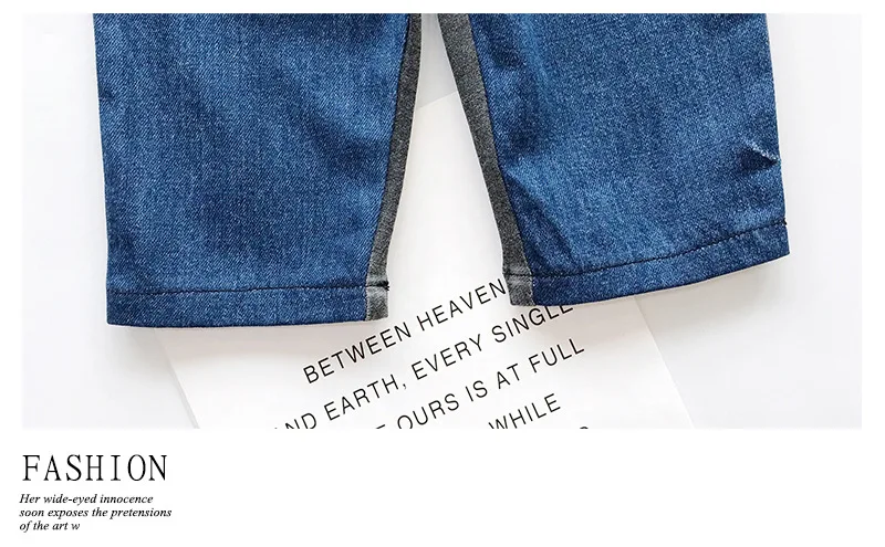 Childrenswear Autumn New Products BOY'S Korean-style Joint Fashion Cowboy Trousers Girls Western Style Versatile Jeans Fash