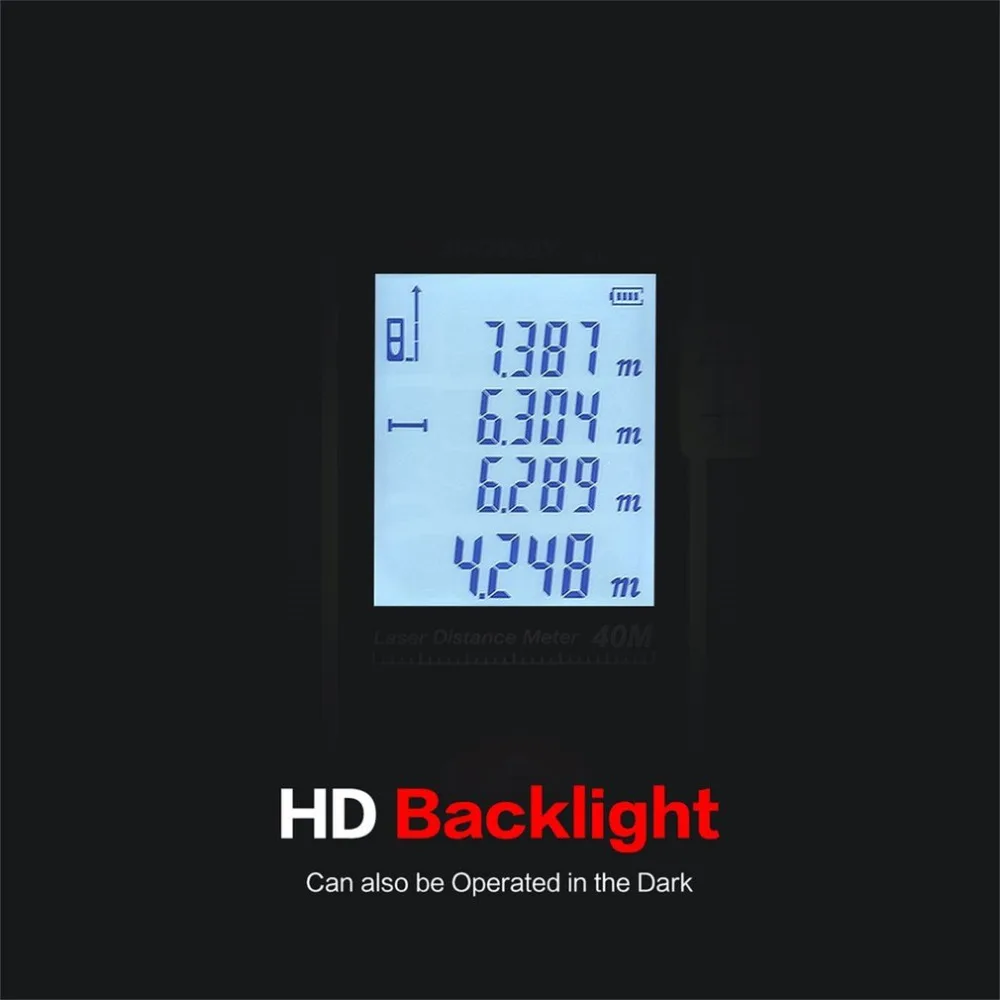 SNDWAY SW-T40 SW-T60 SW-T80 SW-T100 Laser Distance Meter Range Finder Trena Rangefinder Tape Measure Tool