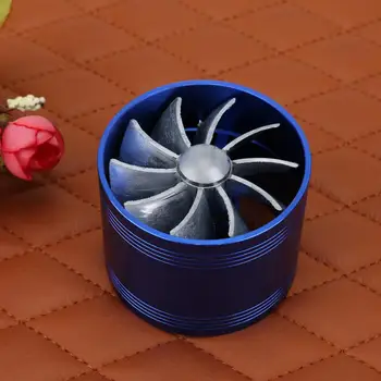 

65-74mm Auto Car Refit Turbo Air Intake Turbine Gas Fuel Oil Saver Fan Turbo Supercharger Turbine Fit for Air Intake Hose Dia