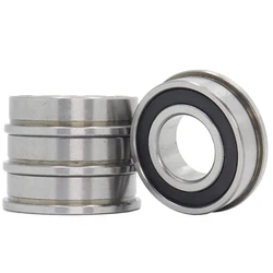 Roulement à billes à bride 17x35x10mm, 4 pièces, pour chariot de jardin, F6003 F6003RS 