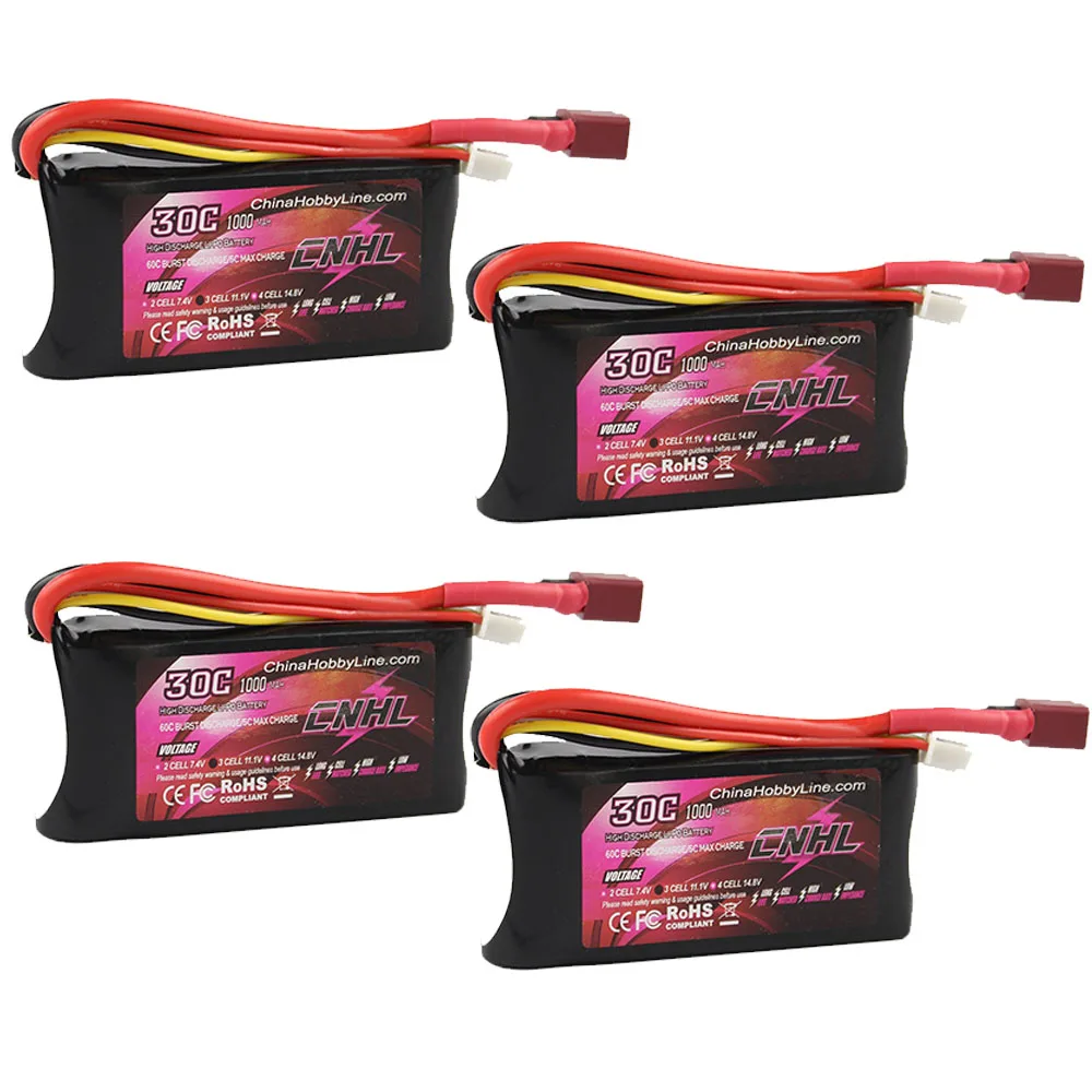4 шт CNHL 1000mAh 3S 11 1 V 30C Lipo батарея|3s lipo battery|lipo batterylipo battery pack |