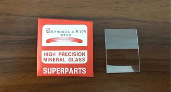 

Assortment of 30PCS Watch Mineral Glass Crystals Curved Rectangular 1.0mm Thickness