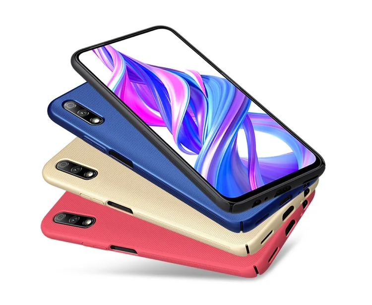 Honor 9x чехол 6,59 ''NILLKIN матовый ПК Жесткий Чехол для huawei Honor 9X Pro Чехол в подарок держатель для телефона