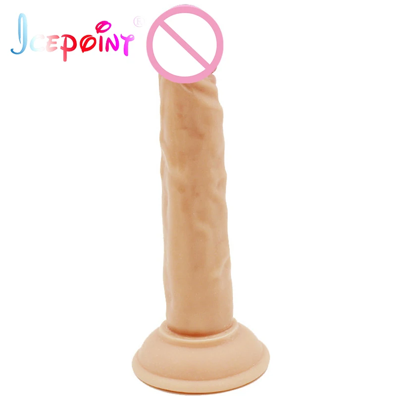 Soft Jelly Dildo Realistic Anal Dildo Penis Suction Cup Male Dick Female Masturbation Erotic Toys for Adult Sex Toys for Woman