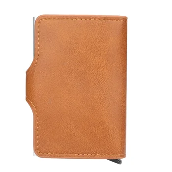 

NEW RFID Automatic Wallet Credit Card Holder Case Aluminum Alloy Anti-Degaussing Anti-Theft RFID Bank Credit Card
