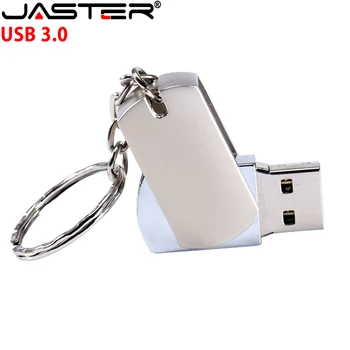 

JASTER Portable Metal usb flash drive Pendrive 64GB 32GB 16GB 4GB pen drive mini flash USB memory stick gift Custom logo