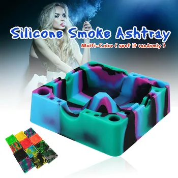 

Creative Portable Rubber Silicone Round Ashtray Durable Soft Eco-Friendly Ashtray Ash Tray Holder 4 Colors Home Supplies-30