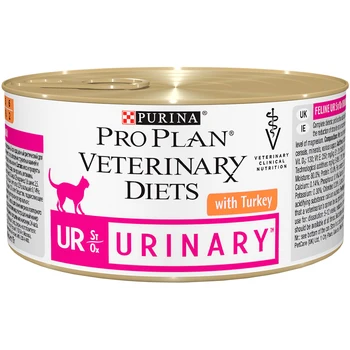 

PURINA PURINA VETERINARY DIETS UR ST / OX URINARY for adult cats with urolithiasis turkey 195 gr