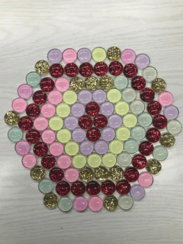 

Glitter colorful glass magnet, Decoration Dome magnetic refrigerator magnets,perfect gift for girls,locker gift