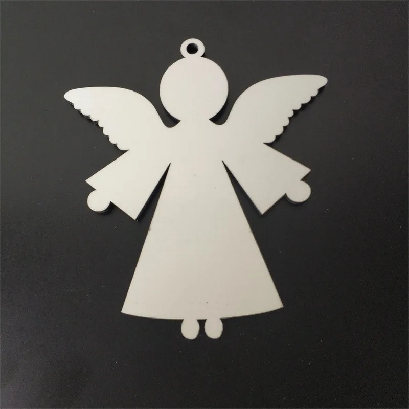 sublimation blank heat transfer printing Christmas decoration pendant  MDF two-sided printing new DIY gifts 30/lot free shipping 5 package new style sublimation blank double sided printing felt for sublimation ink print diy