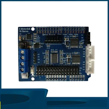 

1PC 2/4 Channel DC Motor 16 Steering Gear Driver Plate 4 Drive 4WD Smart Car Driving Plate for Arduino