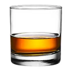 Elegant Crystal Whiskey Glasses for Cocktails and Spirits (280ml Smooth)