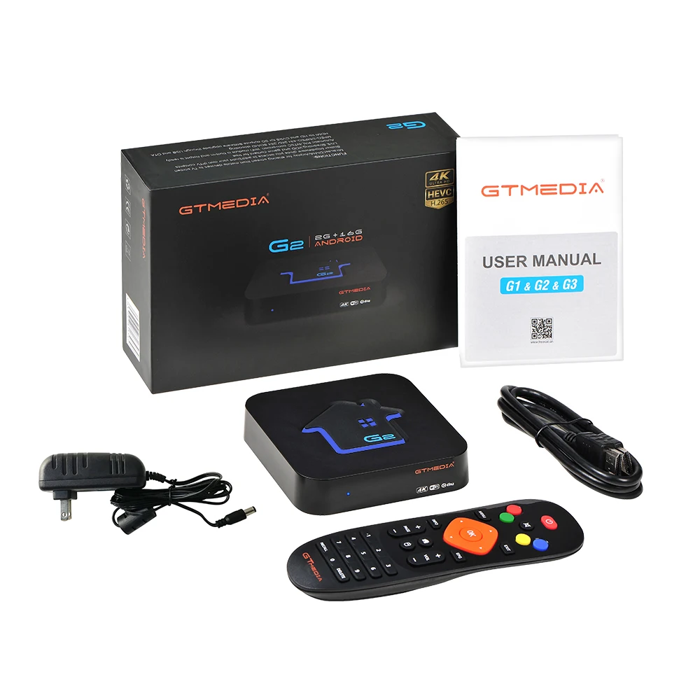 ТВ приставка GTMEDIA G2 на Android сервер с дистанционным управлением Ultra HD 4K медиаплеер