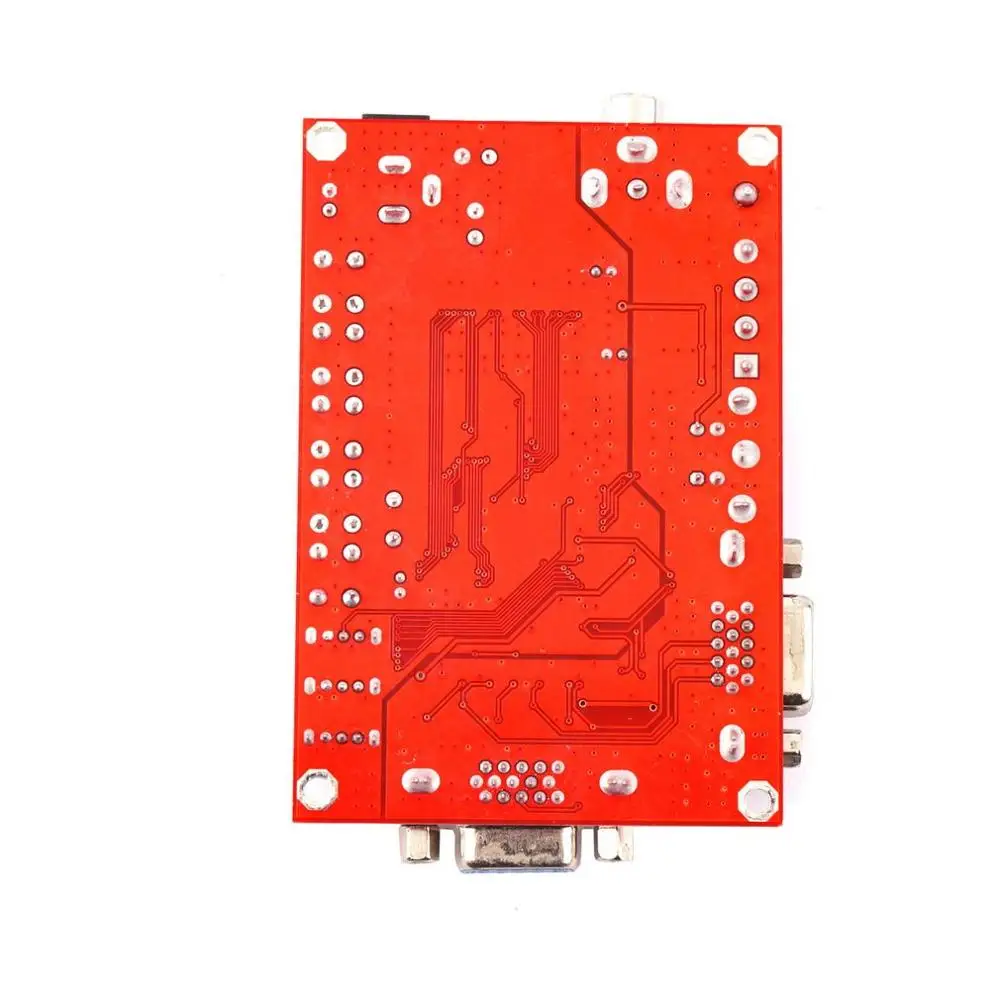 Красный VGA к CGA/CVBS/S VIDEO конвертер высокой четкости аркадная игра видео доска для CRT