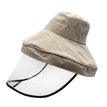 

Anti-spitting Protective Hat Cover Outdoor Fisherman Hat Adjustable Size Anti-fog Saliva Dustproof Face Mask Fashion Protection
