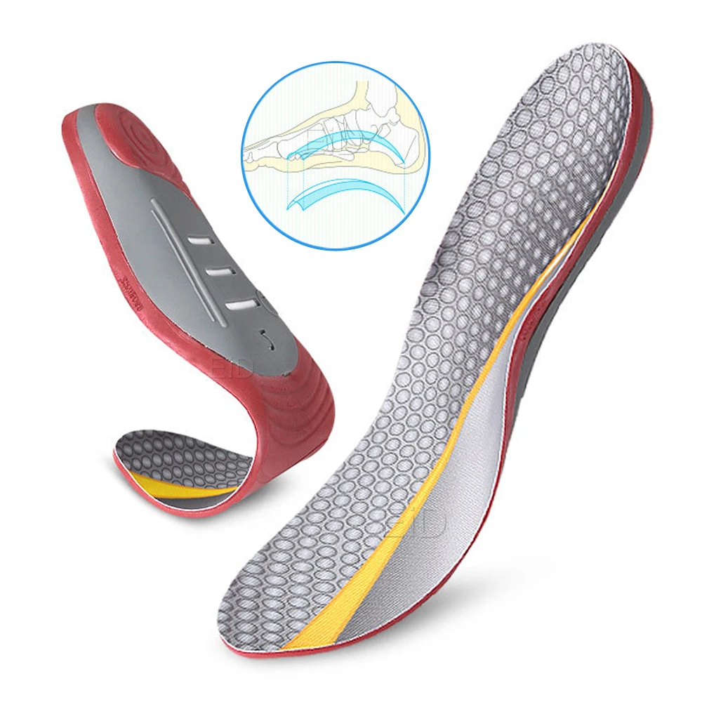 EiD Orthotic Arch Support Insoles Gel Pad Flat Feet Orthopedic Insoles for feet Women Men Plantar Fasciitis Feet Pain foot care