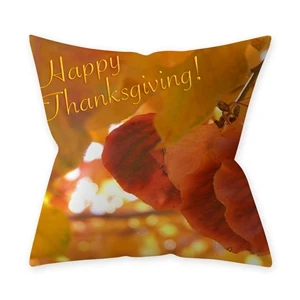 Наволочка с надписью thanksgiving Pumpkin thanksgiving наволочка 45*45 см - Цвет: K