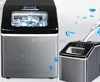 220V HICON NEW ice machine commercial tea shop small mini square ice 25kg home automatic ice making machine 3