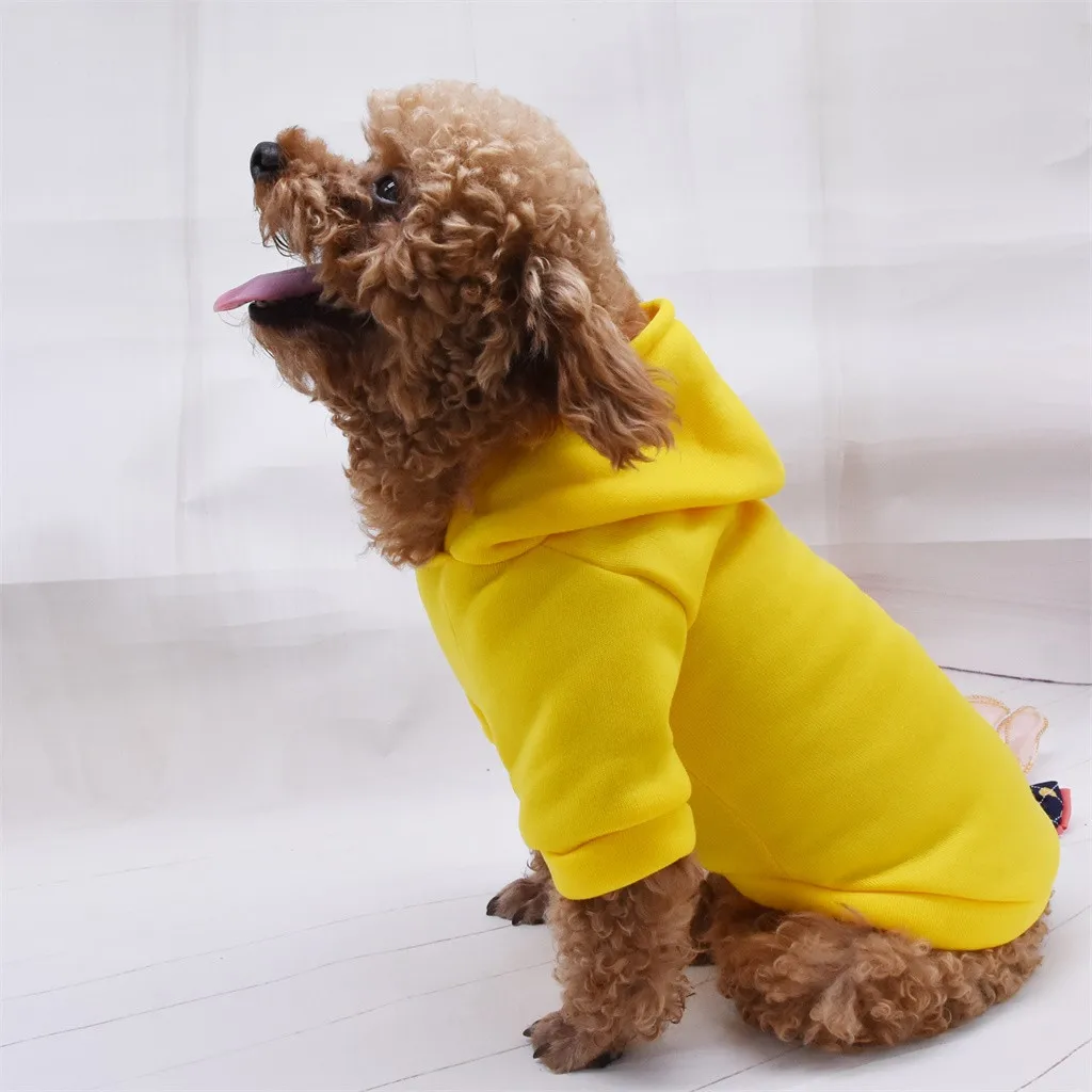 Pet Костюмы собака толстовка Рубашка с рисунком «Собаки» картина Полар-флиса для щенков для домашнего любимца, кота теплая одежда пальто толстовка Повседневное жилеты для маленьких собак