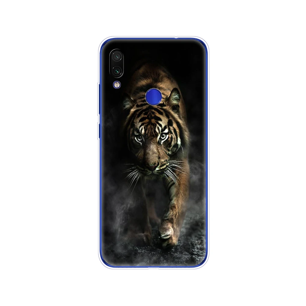 For xiaomi Redmi Note 7 Case Silicone Painting Soft TPU For xiaomi Redmi Note 7 Case 6.3 inch Fundas Coque Redmi NOTE 7 PRO Case cases for xiaomi blue Cases For Xiaomi