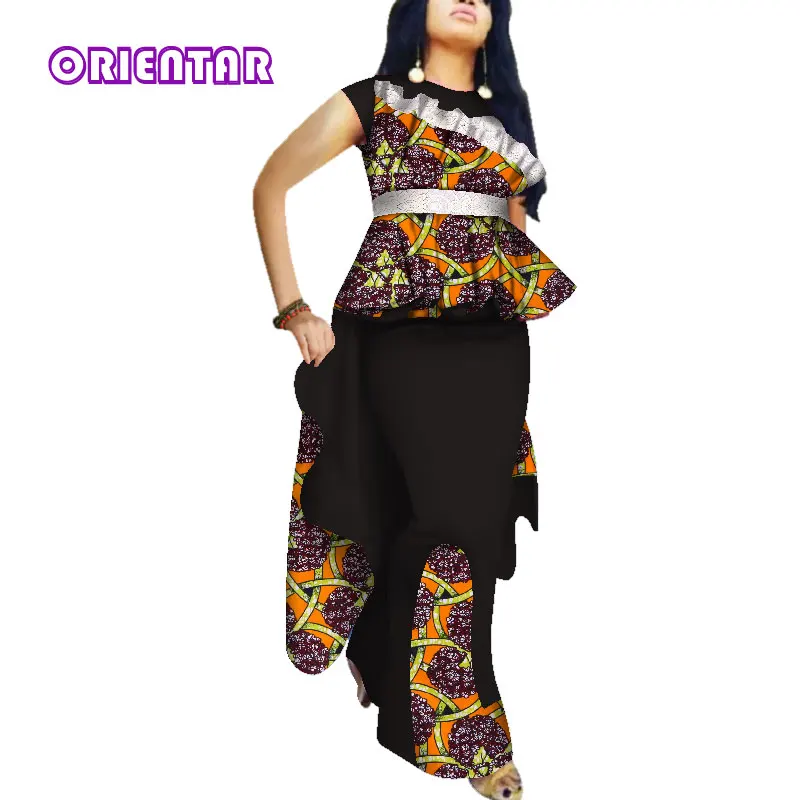 Комплект из 2 предметов, африканская одежда, женские модные белые кружевные топы и длинная юбка, Базен Riche, Африканский принт, женские вечерние комплекты с юбкой, WY3739 - Цвет: 16