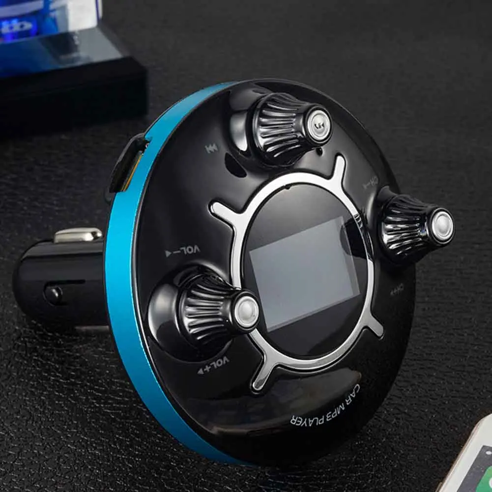 Fm-передатчик адаптер Радио usb зарядка Универсальный Автомобильный Bluetooth MP3 плеер Интеллектуальный многофункциональный ЖК-дисплей Aux Выход