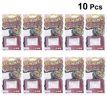 

10PCS Halloween Trick Prop Itching Powder Prank Party Supplies Perfect for Joke Surprise April Fools' Day