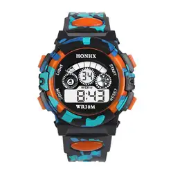 HONHX 2019 Цифровые Детские часы Брендовые повседневные светодиодные наручные часы для мальчиков и девочек детские спортивные часы для