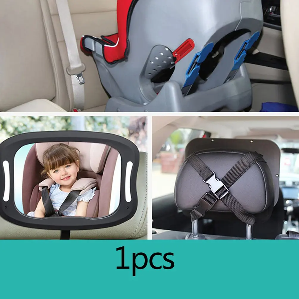 car baby mirror with light