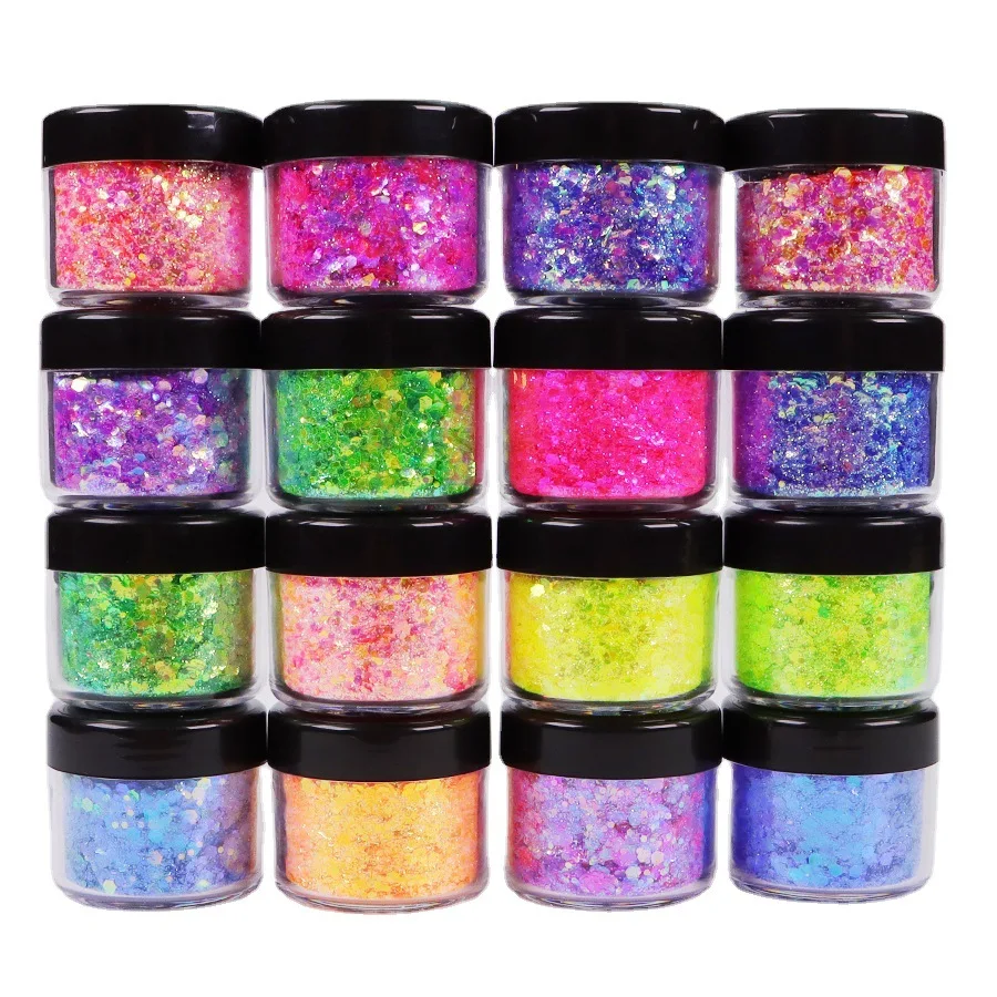 Pool Day fine Fine Glitter Mix Neon Iridescent Blue Glitter for Tumblers,  Resin, Nail Art, Crafts, and More Blue Glitter 
