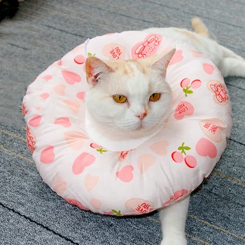 

Aapet 1pc Cotten Pet Collar Personalized Collar For Cat Kitten Collar Convient For Cat Nap Swimming Ring Shape Pet Cat Nacklace