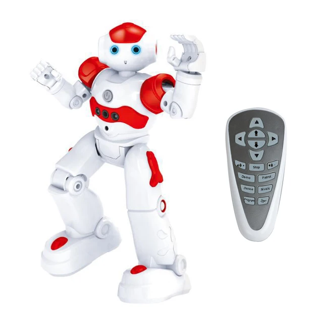 2 Colors Kids Funny RC Smart Robot Toy Remote Control Interactive Walking Dancing Singing Dancing RC Robot For Children Gift Toy 5