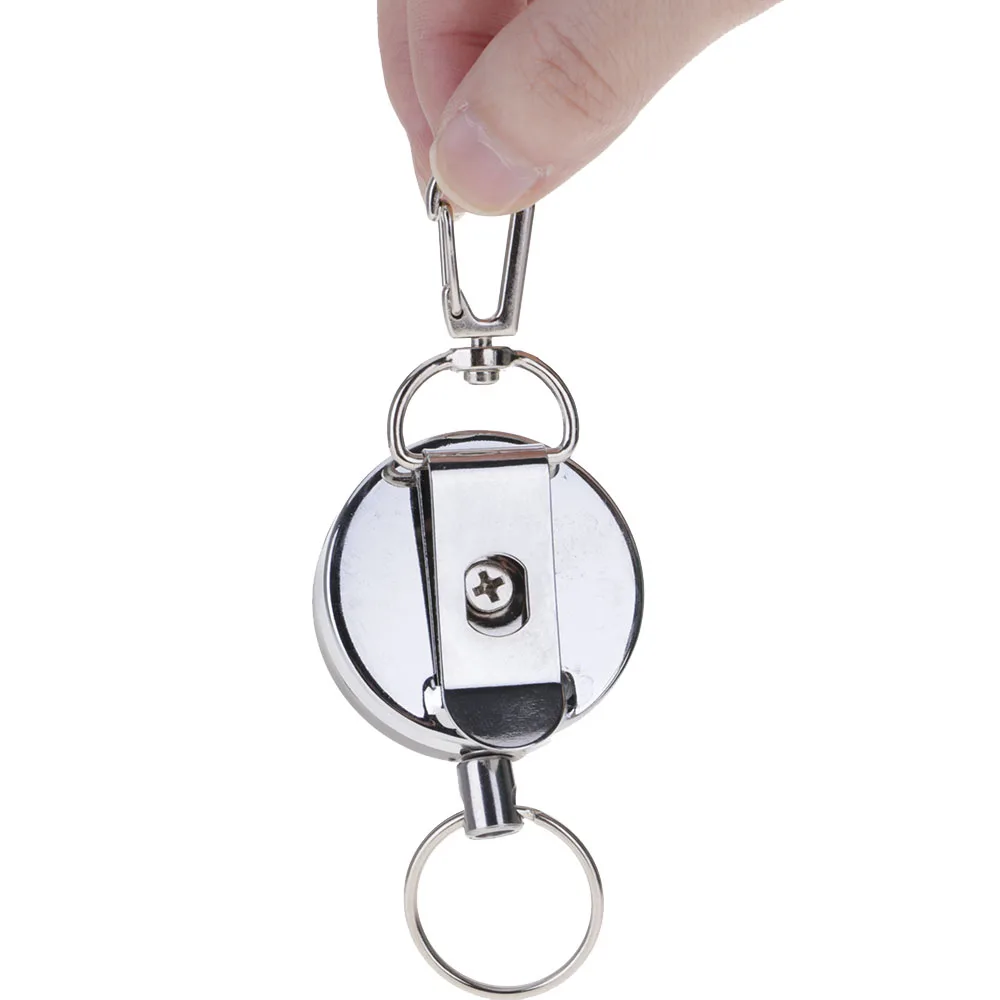 1PCS Retractable keychain Keyring Key Chain High elastic Telescopic