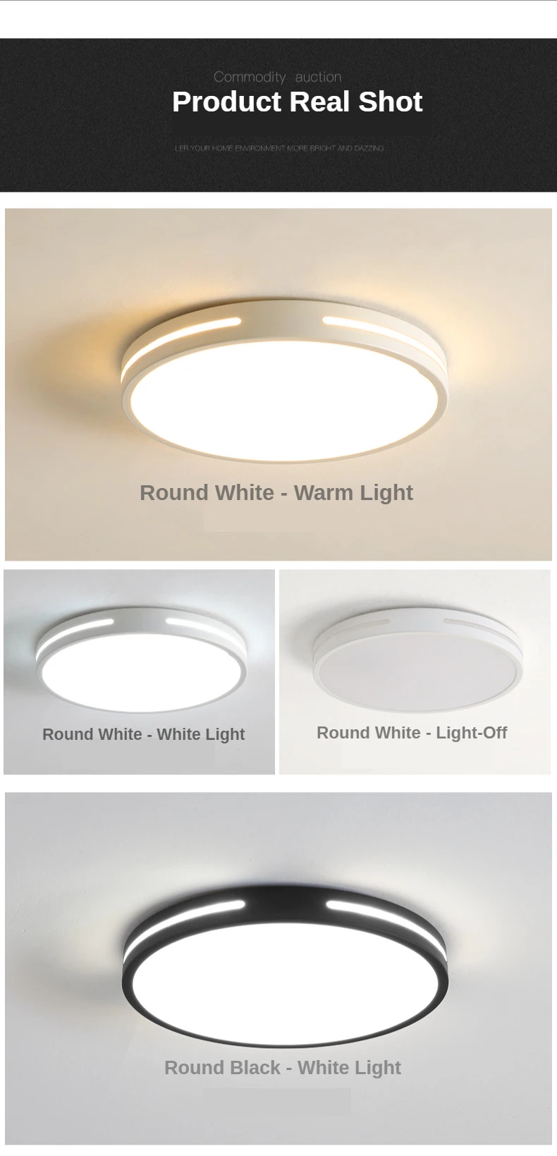 Led Ceiling Modern Simple Dimmer Decorative Led Ceiling Lamps Round Bedroom Living Room Rectangle Aisle Ultra-thin Indoor Light led recessed ceiling lights