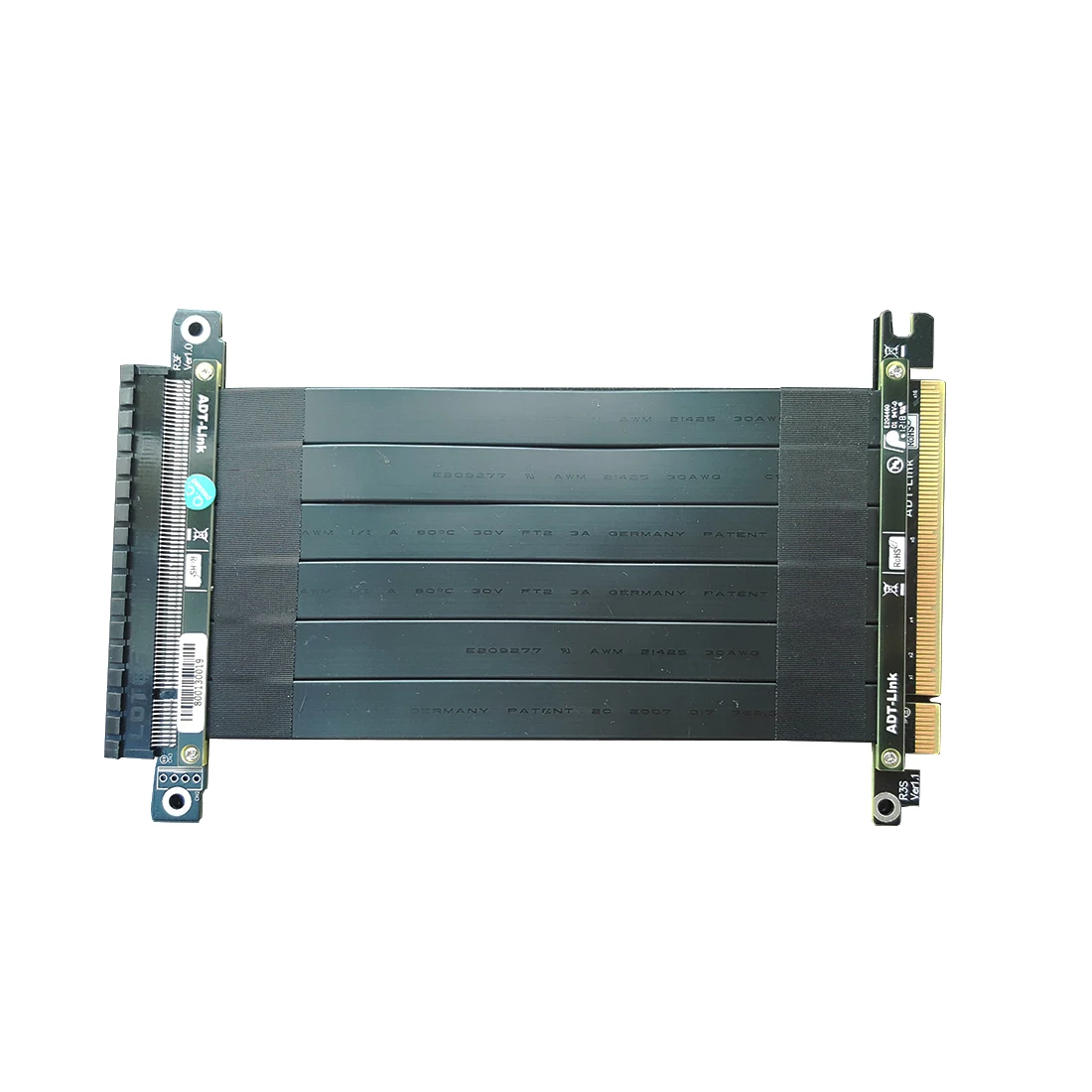 PCI-E X16 3.0 Riser Extension Cable - PCI Express 16x Extender Ribbon Line Gen3.0 (GTX R33SL/R33SF/R33SR) 60cm Description Image.