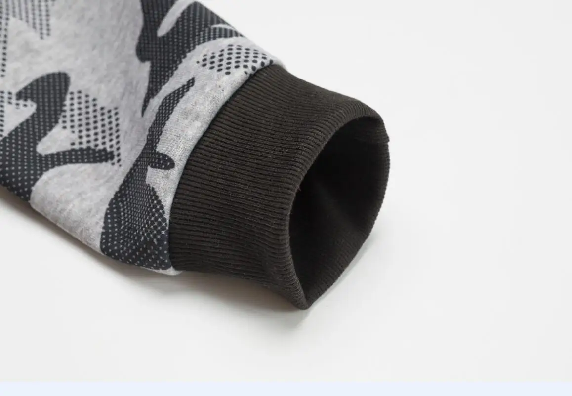 Стиль Мужская одежда камуфляжная серия пуловер Горячая Крутая толстовка мужская с капюшоном большая с карманами Толстовка