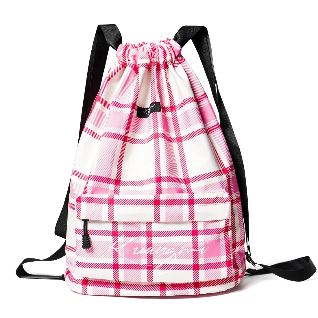 Kuangmi Gym Bag Unisex Waterproof Foldable Fitness Backpack Drawstring Pocket Soccer Basketball Bags High Capacity Outdoor Sport