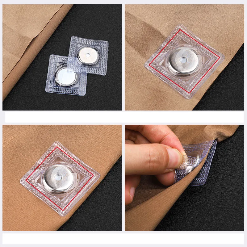 PVC Invisible Hidden Metal Strong Magnetic Snaps Button Overcoat Handbag Garmentaccessories Scrapbooking DIY 5pairs/lot handbag hardware accessories