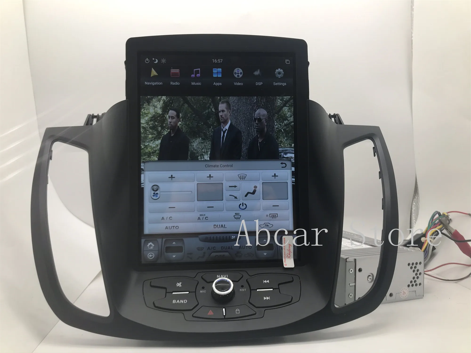 Автомобильный dvd плеер 10 4 дюйма в стиле Tesla Android 9 0 GPS навигация для FORD Kuga 2013 2020
