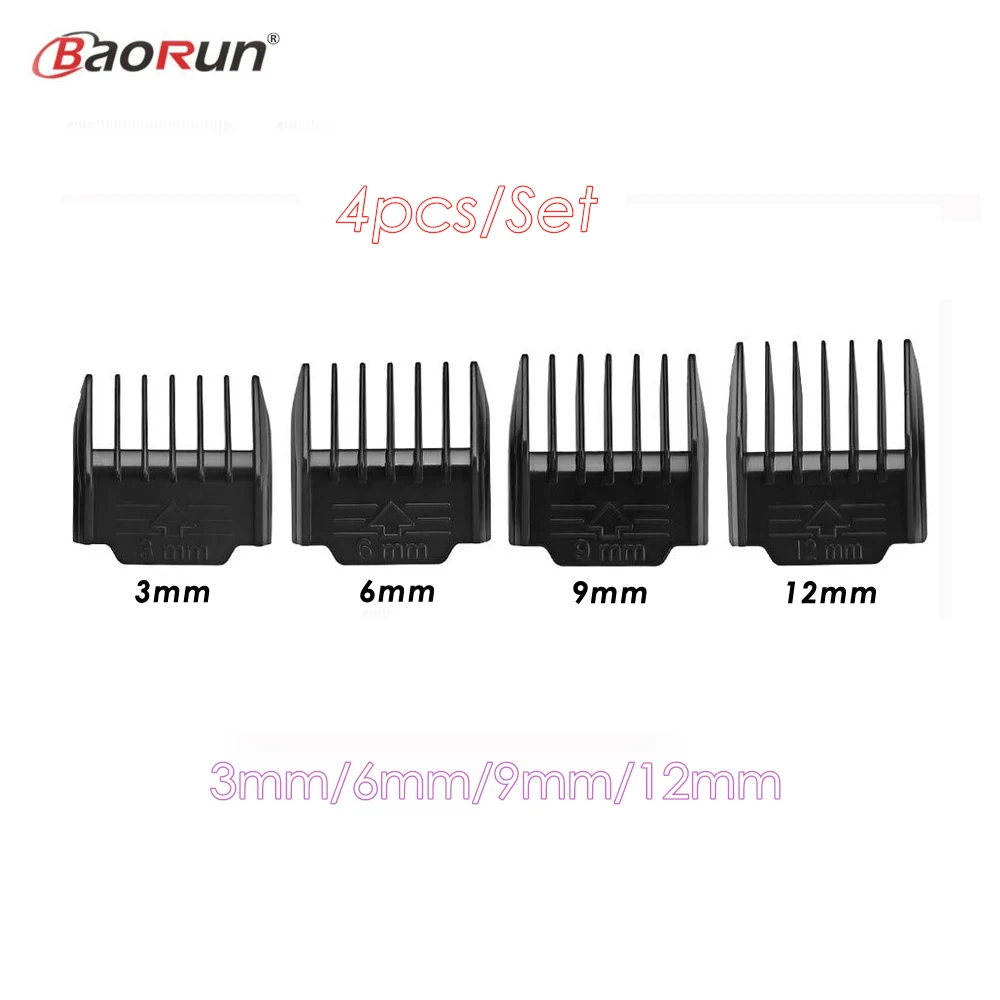 Pet Clipper Limit Comb Guard Thin 3/6/9/12/15mm Nozzles Set for BaoRun P2 P3 P6 P7 P9 S1 Dog Hair Trimmer Comb Guide Attachment pet clipper dog hair trimmer pet hair trimmer dog clipper