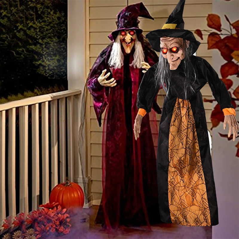 

Electric Haunted House Hanging Grim Reaper Horror Props Devil Horror Hanging Halloween Witch Ghost Bar Club Halloween Decoration