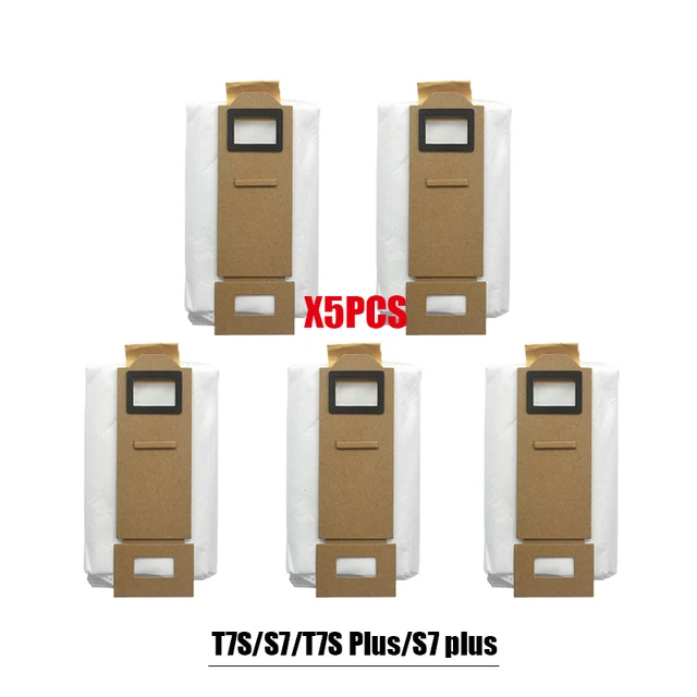 For Roborock S7 T7S Plus vacuum cleaner accessories dust bags mop cleaning cloth HEPA Filter replacement xiaomi G10 robot parts Light yellow