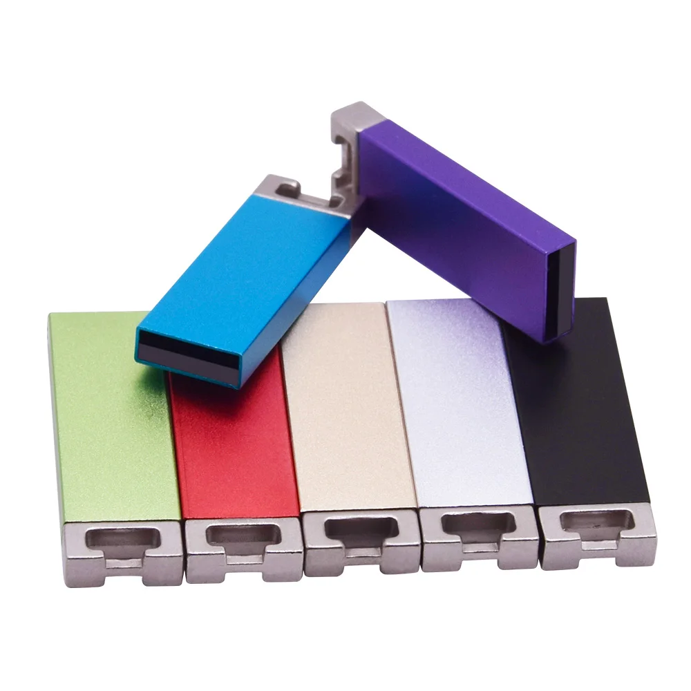 USB флеш накопитель с логотипом на заказ 4 Гб металлический 8 ГБ флешка мини карта