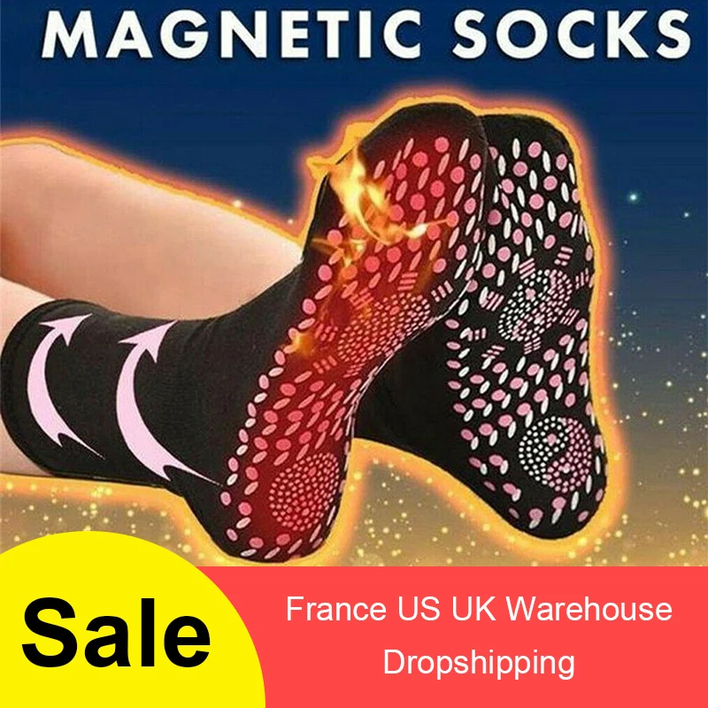 1Pair Men Women Therapy Self Heating Socks