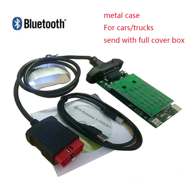 Новинка, vci для delphis vd ds150e cdp 16R0 с ключом, bluetooth, для autocome cdp, авто, грузовик, диагностический инструмент, obd2 сканер