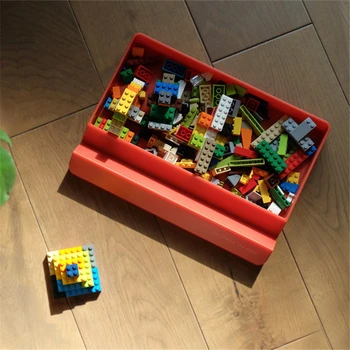 

Multifunctional Storage Box with Concealed Grid Office Desktop Cosmetics Jewelry Storage Box Bedroom Organizer Compartment